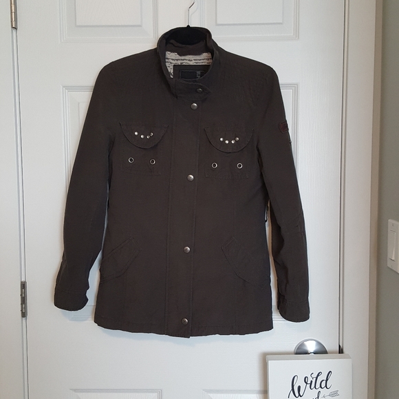 BUFFALO Grey Utility Jacket Fall - Picture 3 of 11